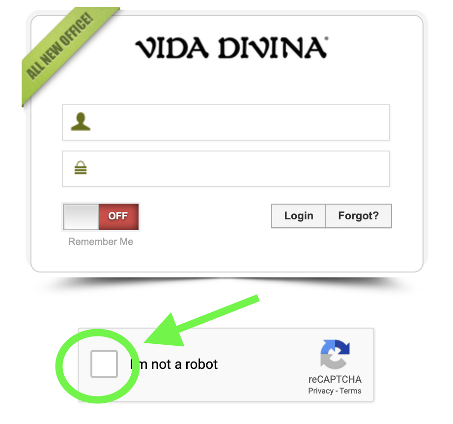 How to access your Back Office – Vida Divina